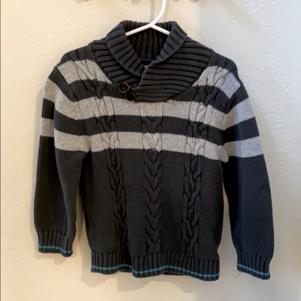 Toddler Boys Gray Sweater